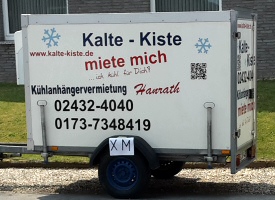 Kalte Kiste Kühlanhänger XL